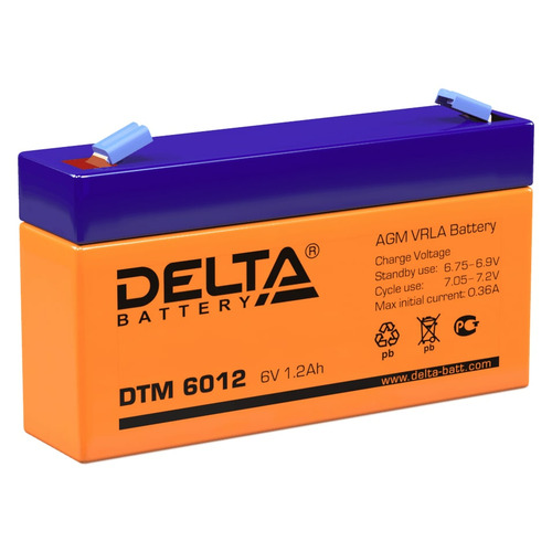 Аккумулятор Delta DTM 6012