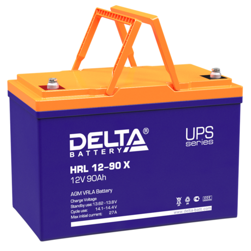 Аккумулятор Delta HRL 12-90 X