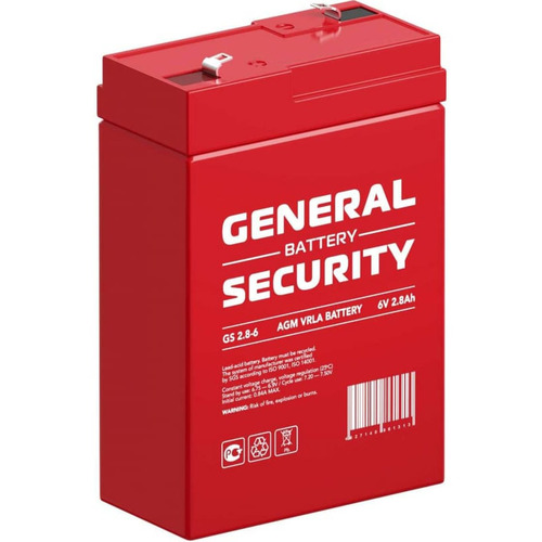 Аккумулятор General Security GS 2.8-6