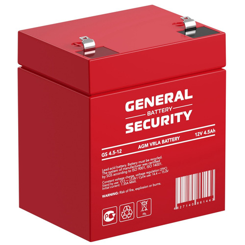 Аккумулятор General Security GS 4.5-12
