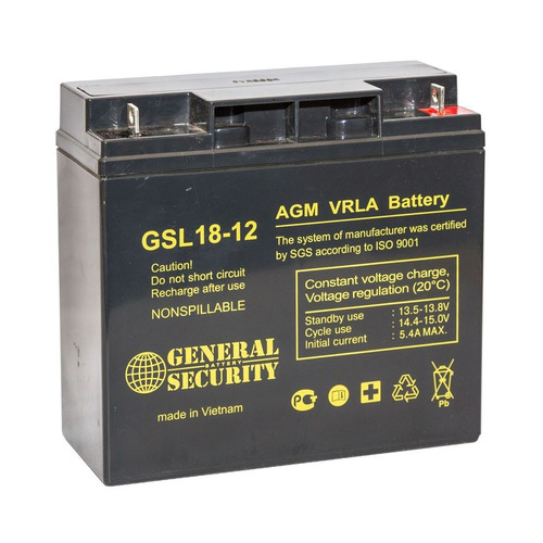 Аккумулятор General Security GSL 18-12L