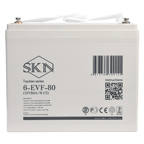 Аккумулятор SKN 6-EVF-80 (12V84A/H C5)