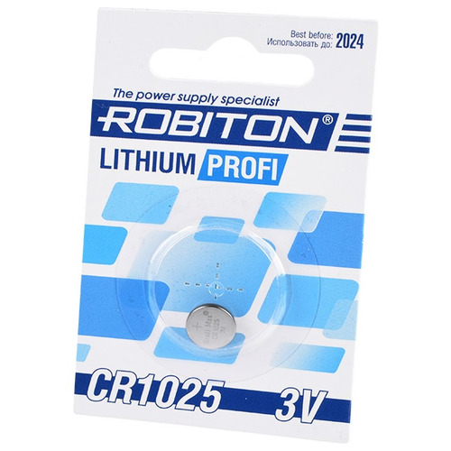 Элемент питания ROBITON PROFI R-CR1025-BL1 CR1025 BL1 14625