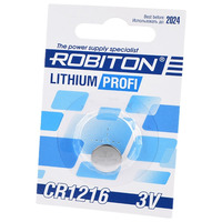 Элемент питания ROBITON PROFI R-CR1216-BL1 CR1216 BL1 14626