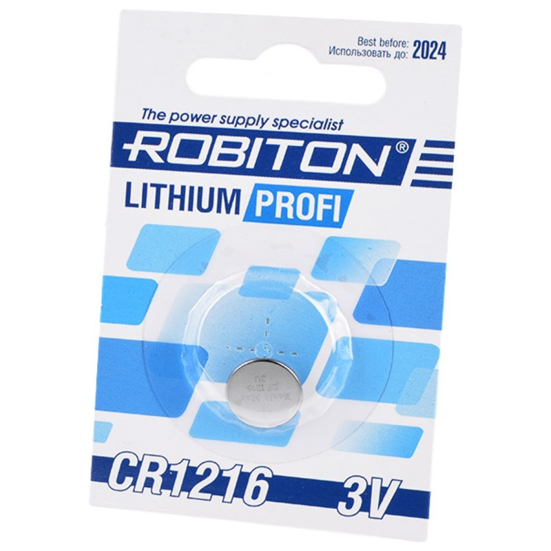 Элемент питания ROBITON PROFI R-CR1216-BL1 CR1216 BL1 14626