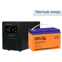 Комплект ИБП Энергия Гарант 750 + Аккумулятор Delta DTM 12100L