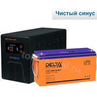 Комплект ИБП Энергия Гарант 1000 + Аккумулятор Delta DTM 12150L