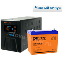 Комплект ИБП Энергия Гарант 750 + Аккумулятор Delta DTM 1275L