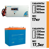 Комплект ИБП Энергия Pro-2300 12V + АКБ Энергия GPL 12-55