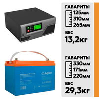 Комплект SMART 1012 + АКБ Энергия GPL 12-100