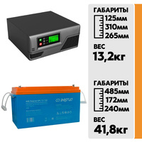 Комплект SMART 1012 + АКБ Энергия GPL 12-150