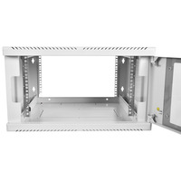 Шкаф телекоммуникационный настенный ЦМО 6U (600 × 480) дверь стекло ШРН-6.480