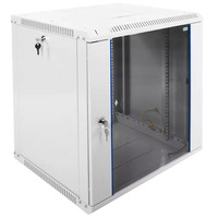 Шкаф телекоммуникационный настенный ЦМО разборный ЭКОНОМ 12U (600 × 520) дверь стекло ШРН-Э-12.500