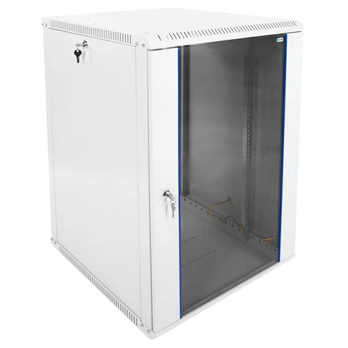 Шкаф телекоммуникационный настенный ЦМО разборный ЭКОНОМ 15U (600 × 650) дверь стекло ШРН-Э-15.650