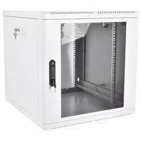 Шкаф телекоммуникационный настенный ЦМО разборный 15U (600 × 650), съемные стенки, дверь стекло ШРН-М-15.650