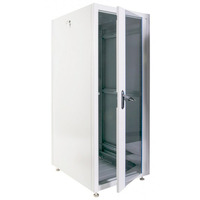 Шкаф телекоммуникационный напольный ЭКОНОМ 30U (600 × 600) дверь стекло, дверь металл
