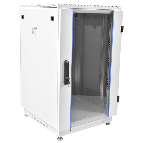 Шкаф телекоммуникационный напольный ЦМО 18U (600 × 600) дверь стекло ШТК-М-18.6.6-1ААА