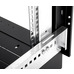 Шкаф телекоммуникационный напольный ЦМО 27U (600 × 1000) дверь перфорированная 2 шт., цвет чёрный ШТК-М-27.6.10-44АА-9005
