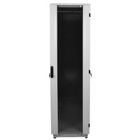Шкаф телекоммуникационный напольный ЦМО 42U (800 × 800) дверь стекло, цвет чёрный ШТК-М-42.8.8-1ААА-9005