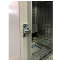 Шкаф уличный всепогодный настенный ЦМО 6U (Ш600 × Г300), передняя дверь вентилируемая ШТВ-Н-6.6.3-4ААА