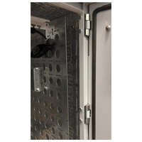 Шкаф уличный всепогодный настенный ЦМО 6U (Ш600 × Г300), передняя дверь вентилируемая ШТВ-Н-6.6.3-4ААА