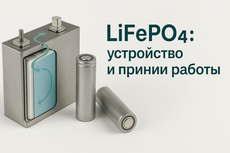 LiFePO₄ аккумуляторы (литий-железо-фосфатные): устройство и принцип работы