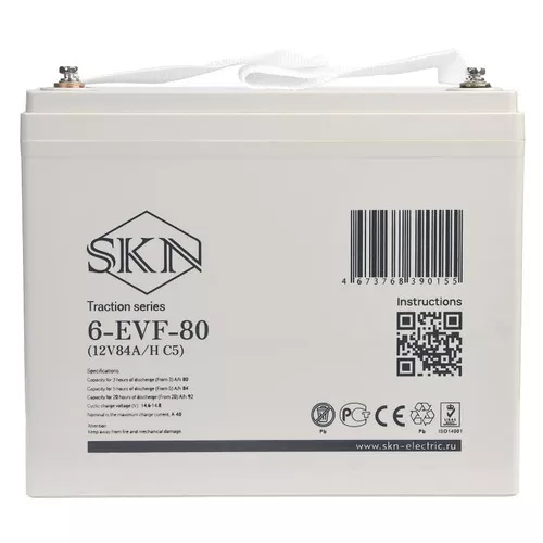 Аккумулятор SKN 6-EVF-80 (12V84A/H C5)