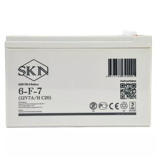 Аккумулятор SKN 6-F-7 (12V7A/H C20)