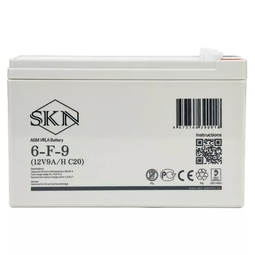 Аккумулятор SKN 6-F-9 (12V9A/H C20)