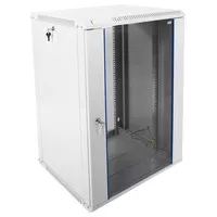 Шкаф телекоммуникационный настенный ЦМО разборный ЭКОНОМ 18U (600 × 520) дверь стекло, цвет черный ШРН-Э-18.500-9005 Шкаф телекоммуникационный настенный ЦМО разборный ЭКОНОМ 18U (600 × 520) дверь стекло, цвет черный ШРН-Э-18.500-9005