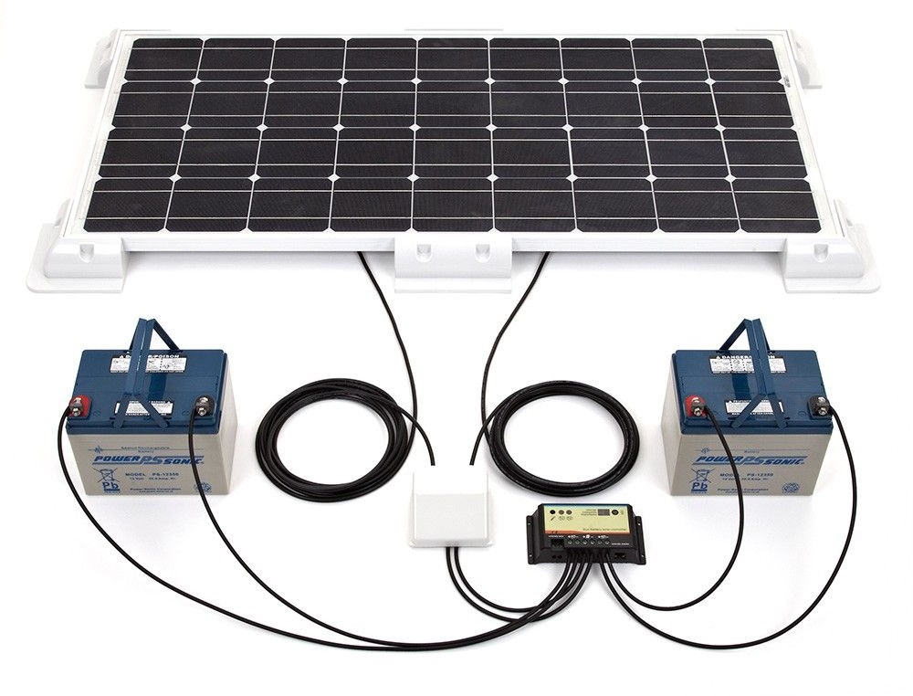Автономная солнечная электростанция 2кВт с гелевым АКБ 2,4кВт*ч Вт Поли | BETAENERGY